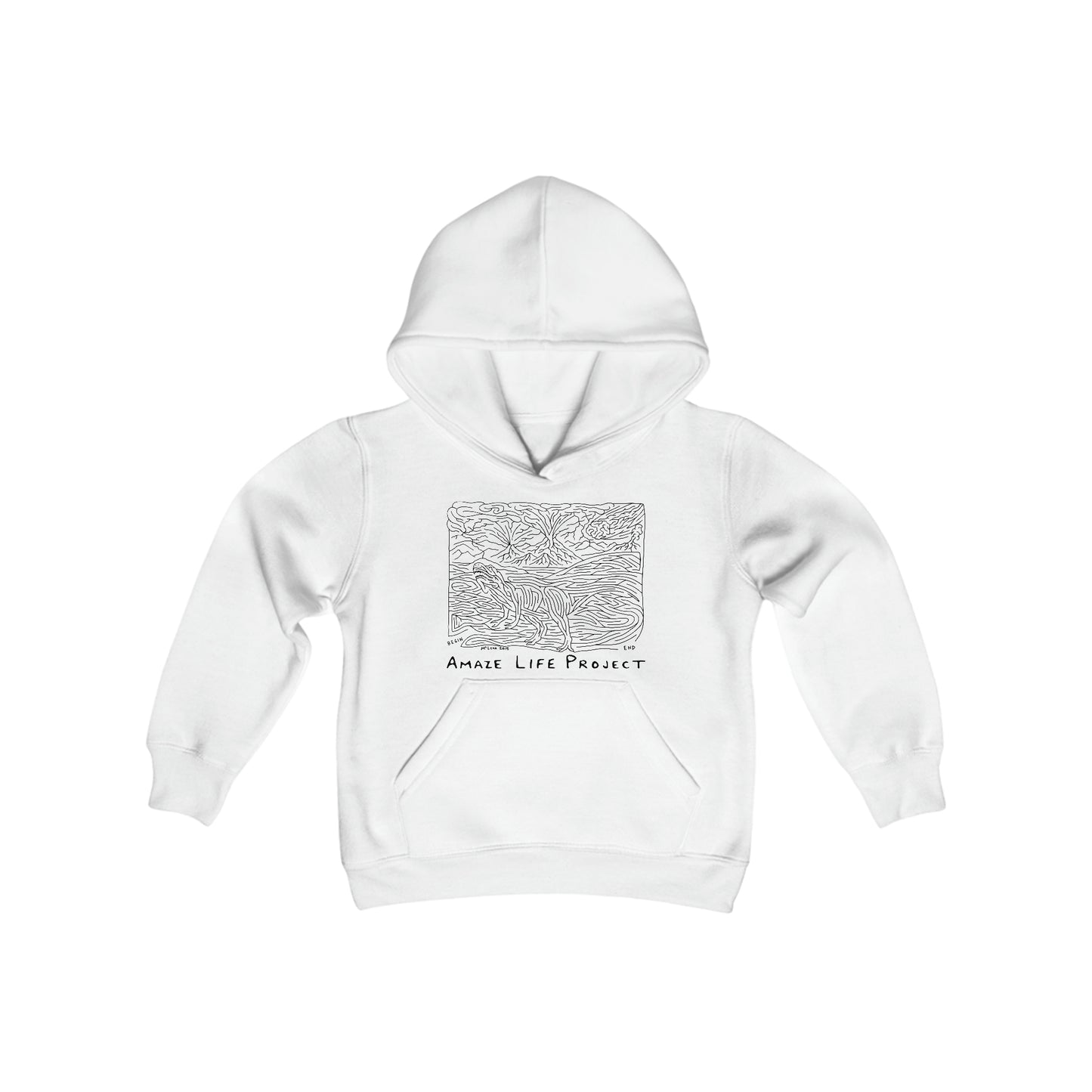 T-Rex Apocalypse Youth Hoodie