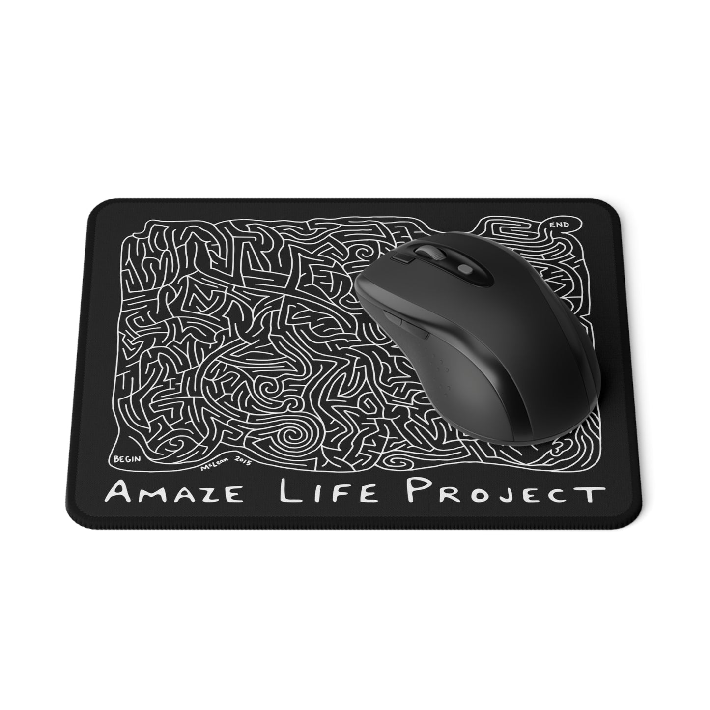 The Daydreamer Mouse Pad - Black