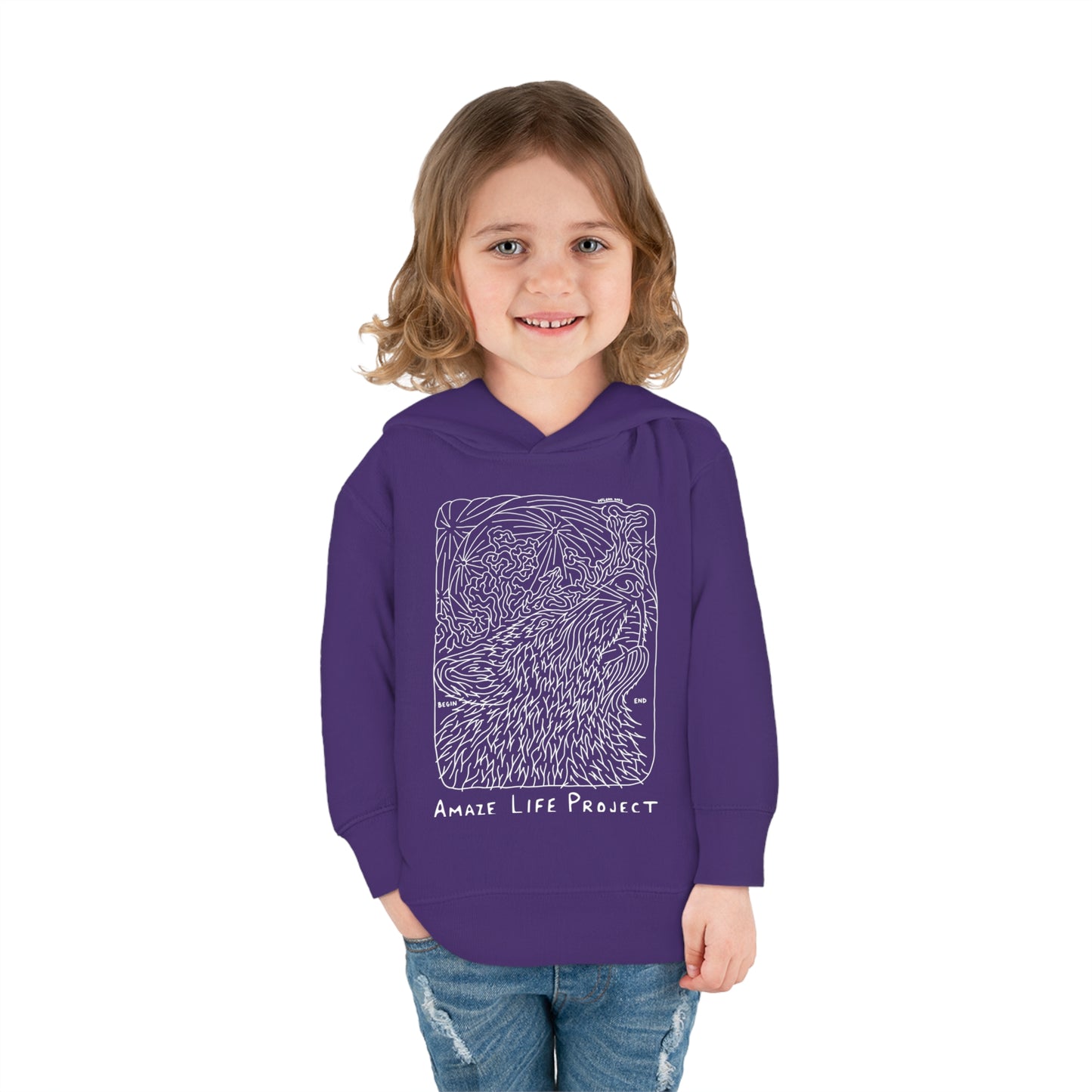 Howling Wolf Toddler Hoodie